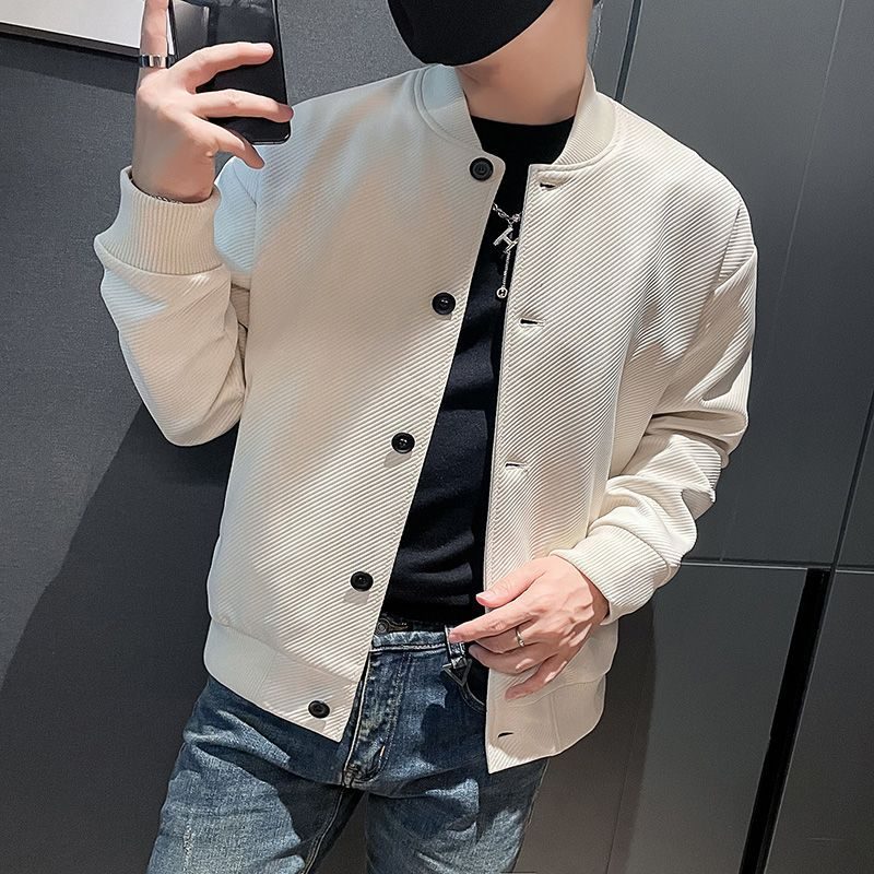 Herrejakker Slim Fit Trendy Casual Overdeler Kåper