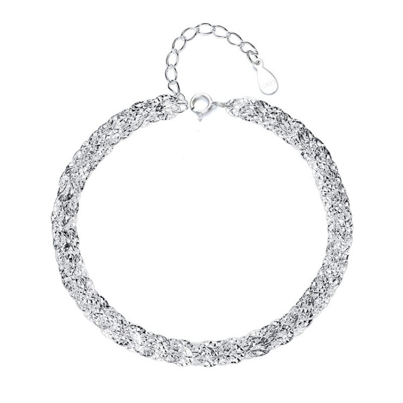 Nytt Konsept S925 Sterling Sølv Armbånd Skinnende Phoenix Halekjede Fasjonabelt Temperament High-end Sans Hule Vanlige Kjede Håndsmykker