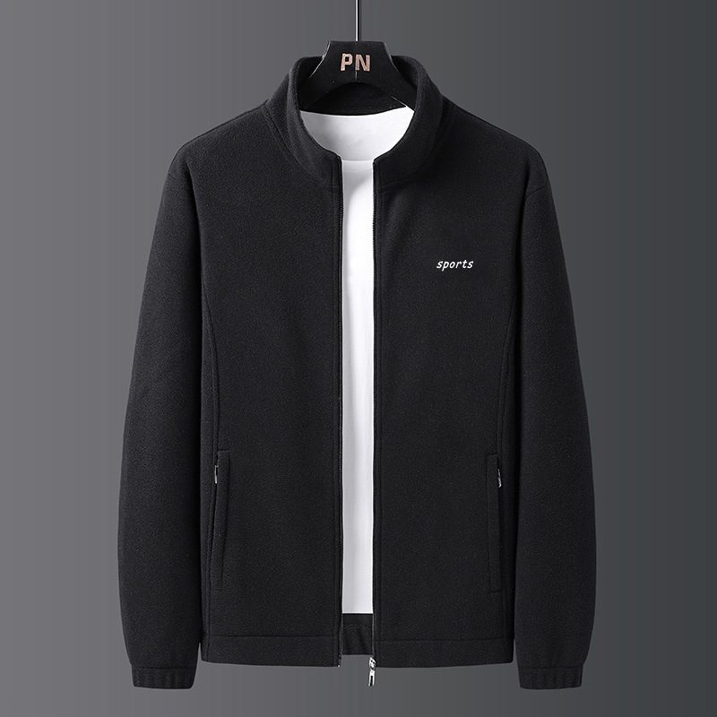 Herrejakke Windbreaker Warm Coat Sports Casual Cotton