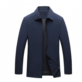 Yttertøy Herre Business Casual Topp Lapel Løs Herrejakke