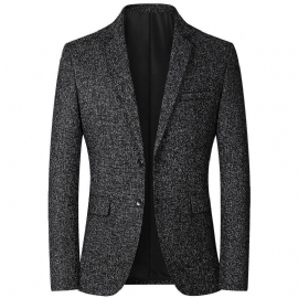 2024 Herre Casual Spring Thin Top Blazers To Enkeltspente Knapper