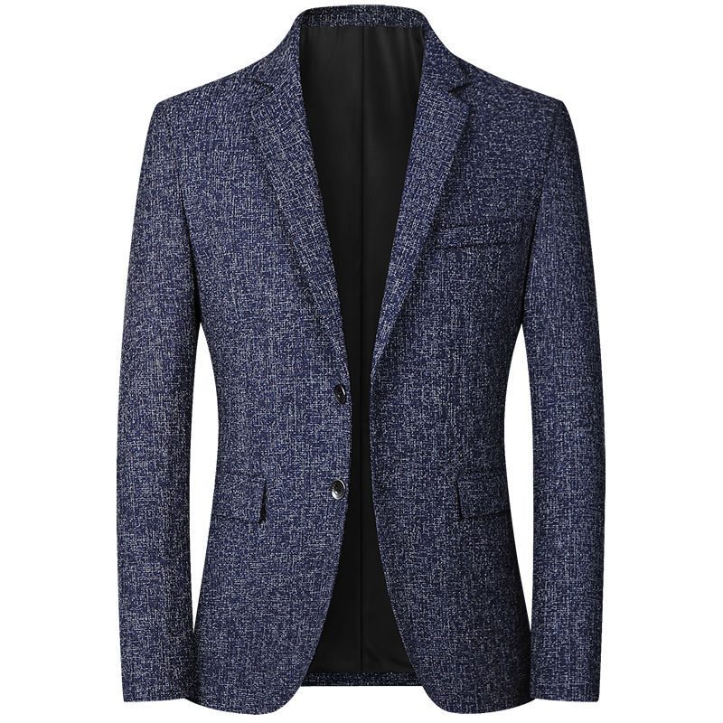 2024 Herre Casual Spring Thin Top Blazers To Enkeltspente Knapper