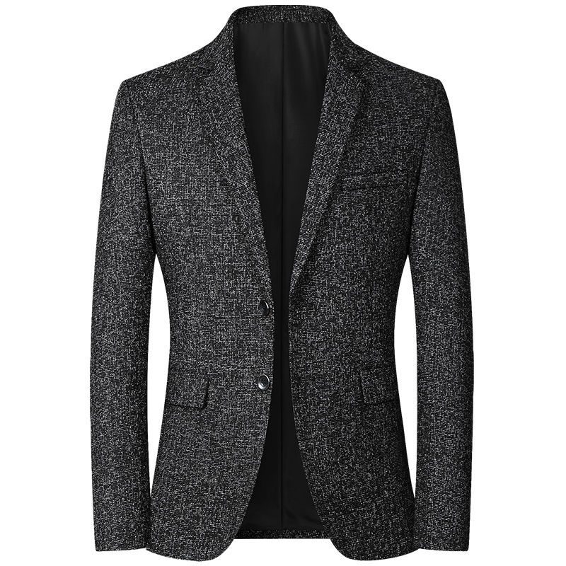 2024 Herre Casual Spring Thin Top Blazers To Enkeltspente Knapper