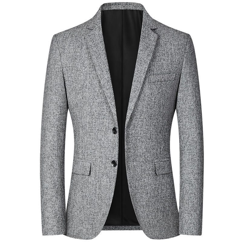 2024 Herre Casual Spring Thin Top Blazers To Enkeltspente Knapper