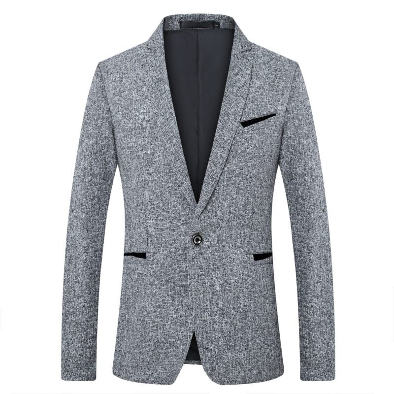 Høst Herre Casual Blazersblazers Slim Youth Coat Trendy Topper