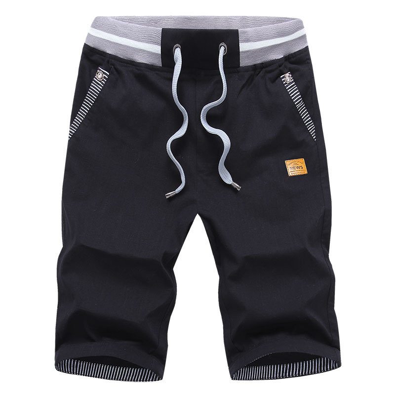 2024 Summer New Herre Shorts I Lin Slim Fit Pustende Tynn Del