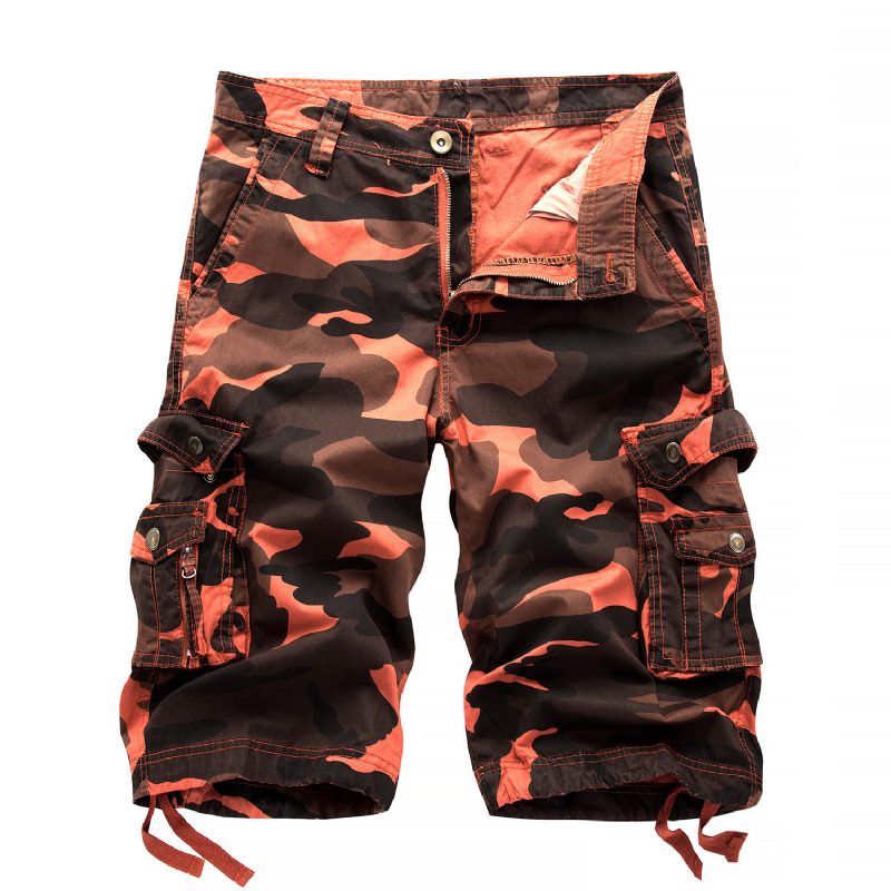 Camouflage Shorts Herre Arbeidstøy Five Points Sport Fritid Strand