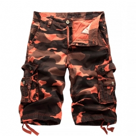 Camouflage Shorts Herre Arbeidstøy Five Points Sport Fritid Strand