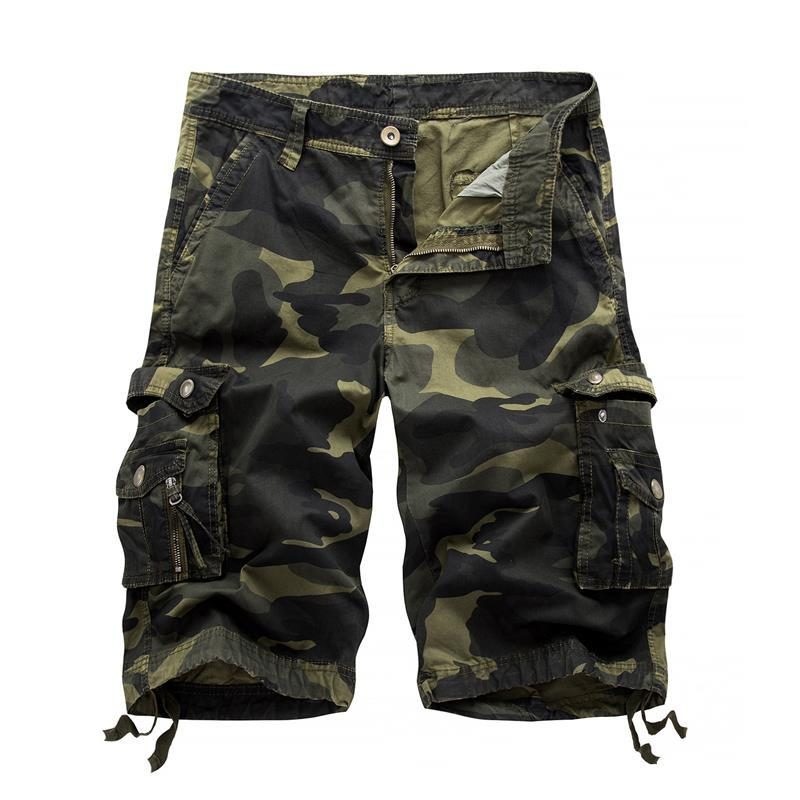 Camouflage Shorts Herre Arbeidstøy Five Points Sport Fritid Strand