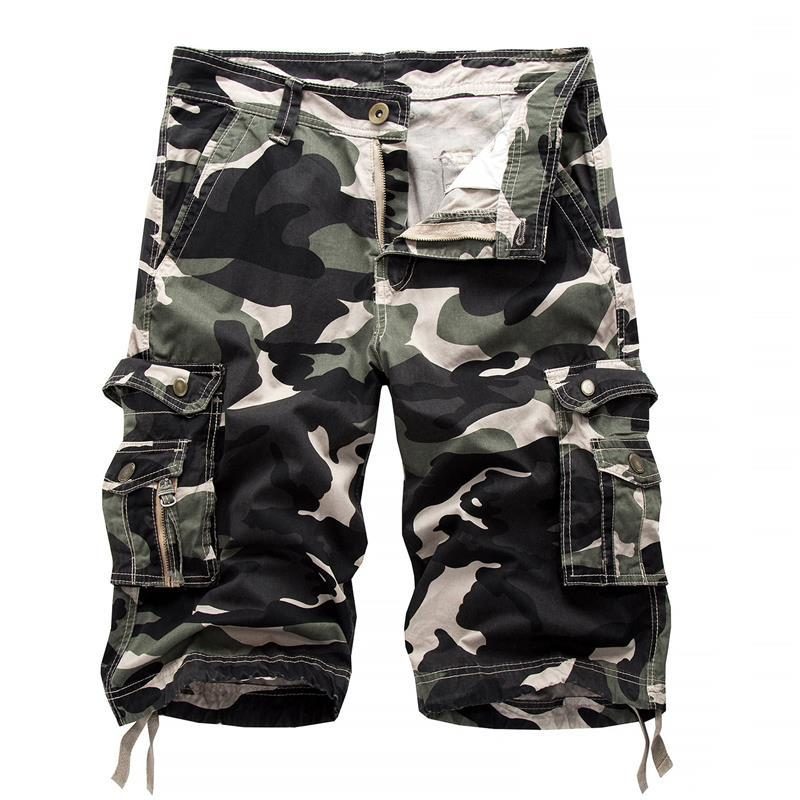 Camouflage Shorts Herre Arbeidstøy Five Points Sport Fritid Strand