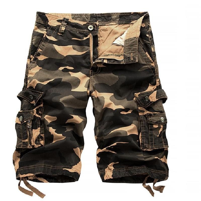 Camouflage Shorts Herre Arbeidstøy Five Points Sport Fritid Strand