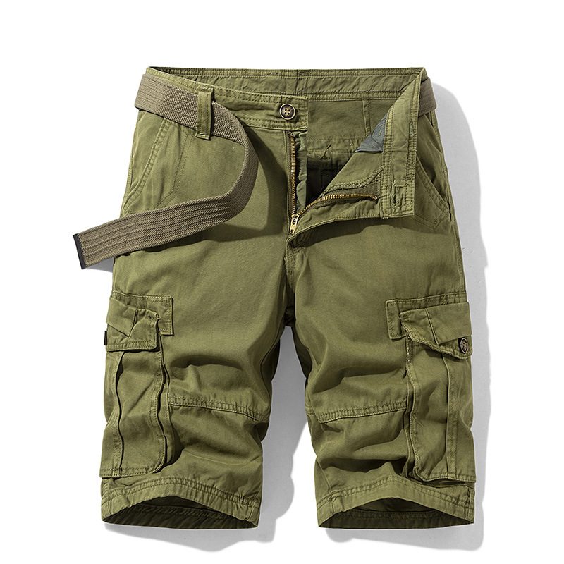 Cargo-shorts For Menn Løs Tilfeldig Med Flere Lommer