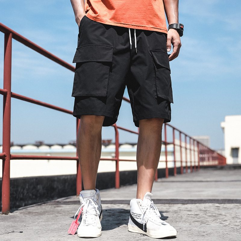 Cargo Shorts Herre Casual Loose Sports Sommer Trendy Strandshorts