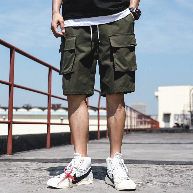 Cargo Shorts Herre Casual Loose Sports Sommer Trendy Strandshorts