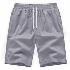 Casual Shorts For Menn 2024 Sommer Nye Løse Fempunktsbukser Tynnseksjon Strand