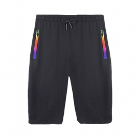 Cropped Bukser For Menn Uformelle Sportsshorts