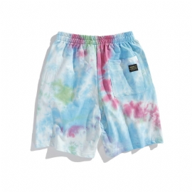 Farge Gradient Par Shorts Menn Sportsbukser Strand Casual