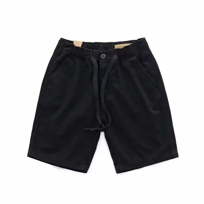 Herre Cargo Shorts Sommer Løs Casual Trendy Straight Fem Poeng