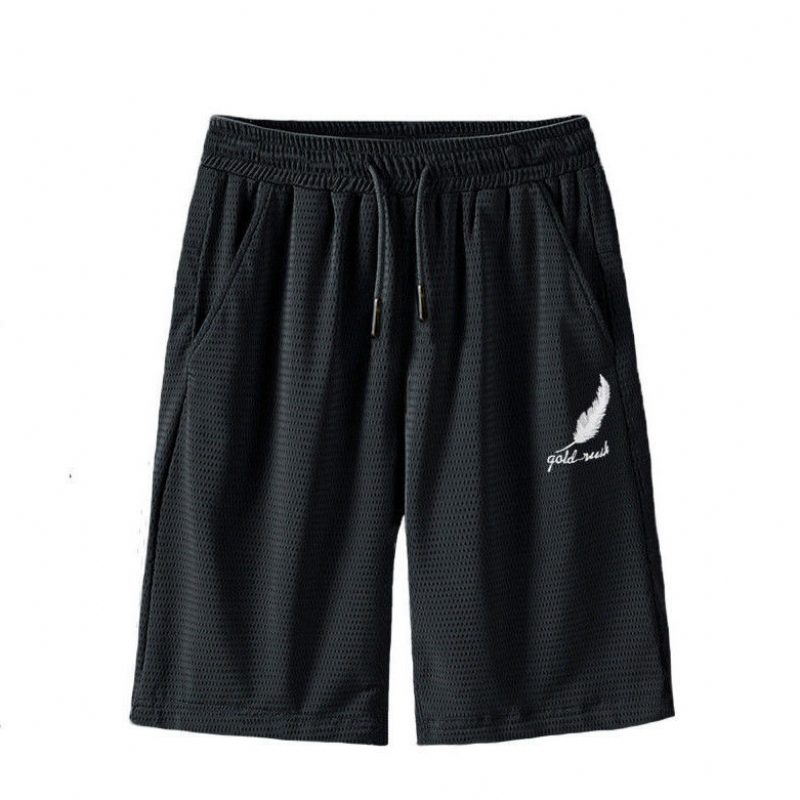 Men's Mesh Avskåret Løs Shorts