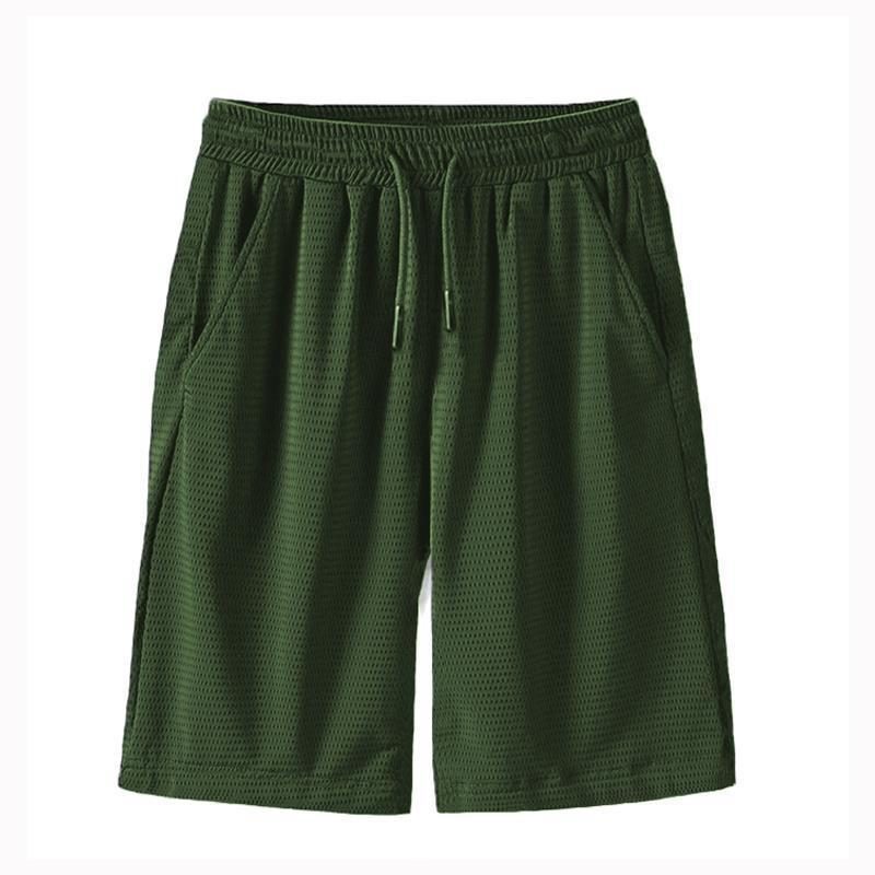 Men's Mesh Avskåret Løs Shorts