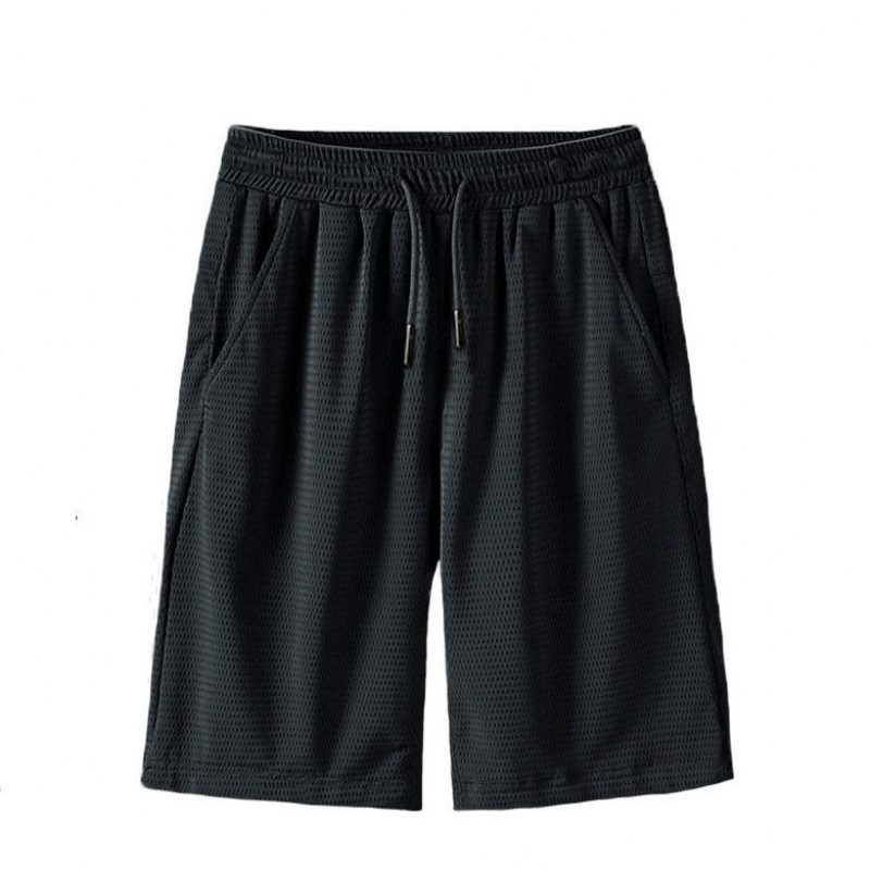 Men's Mesh Avskåret Løs Shorts