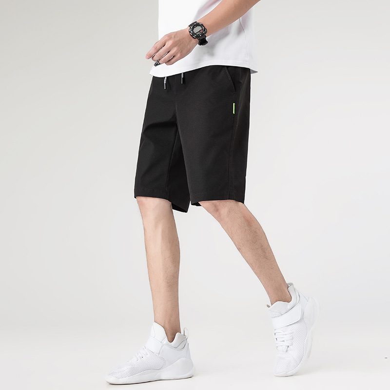 Nye Shorts Herre Løs Trendy Tynne Bukser Sport Fritid Fem Poeng