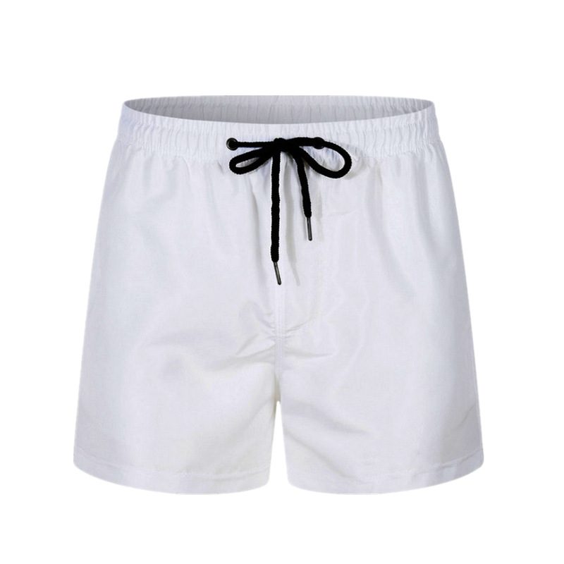 Shorts For Menn Sommer Bomull Lin Fem Poeng Løs Casual Trend