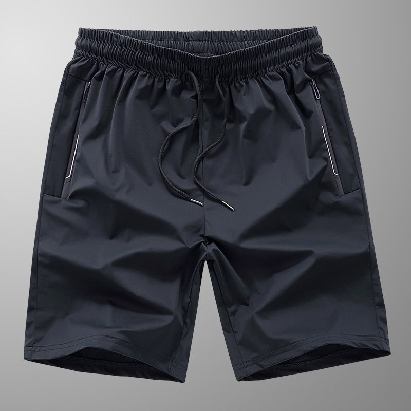 Sommer Fempunkts Løse Elastiske Sportsshorts For Menn