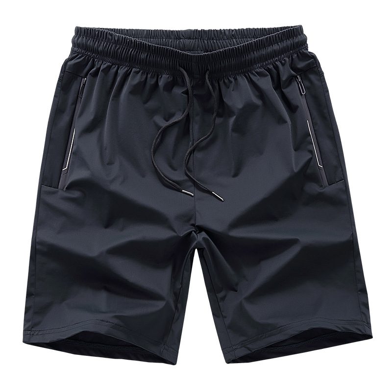 Sommer Fempunkts Løse Elastiske Sportsshorts For Menn