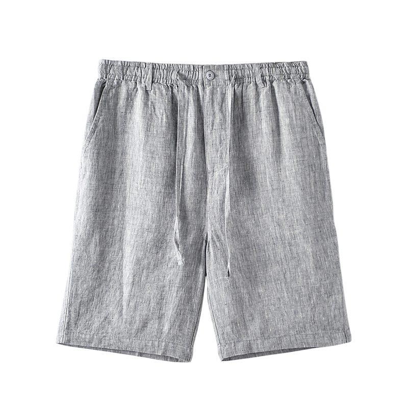 Sommer Linshorts For Menn Lett Pustende Mote Beach Five Points