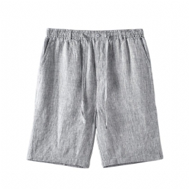 Sommer Linshorts For Menn Lett Pustende Mote Beach Five Points