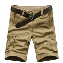 Sommer Workwear Shorts Men Thin Section Fempunktslommer Løse Casual