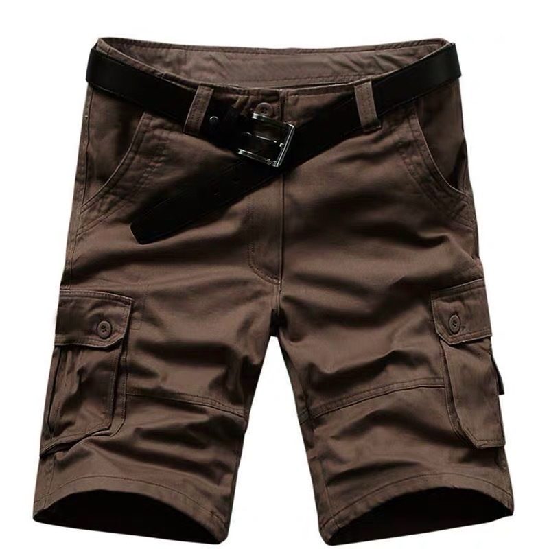 Sommer Workwear Shorts Men Thin Section Fempunktslommer Løse Casual