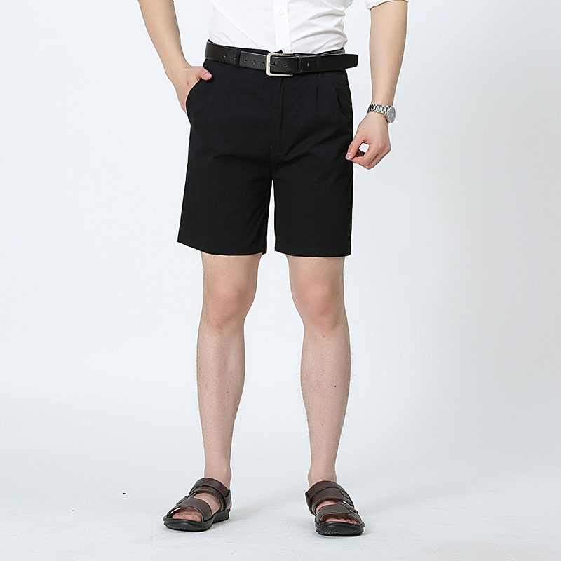 Sommershorts Cropped Menn Løse Bukser Med Høy Midje