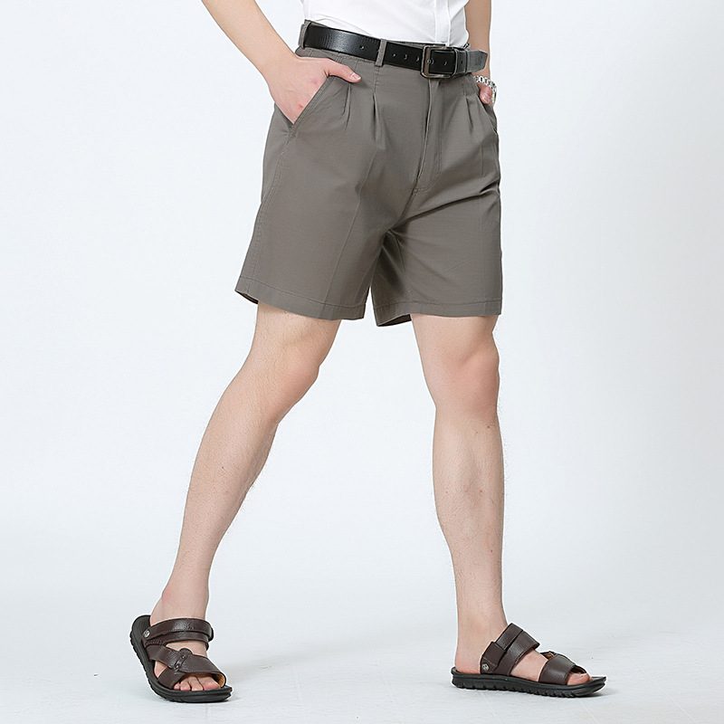 Sommershorts Cropped Menn Løse Bukser Med Høy Midje