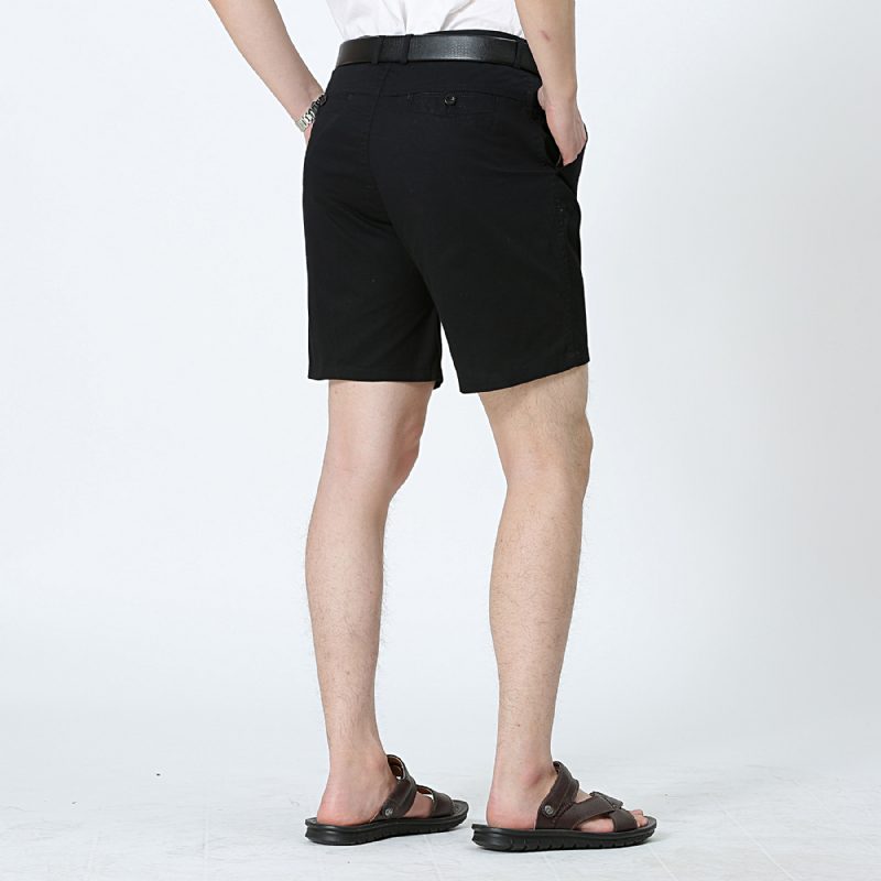 Sommershorts Cropped Menn Løse Bukser Med Høy Midje