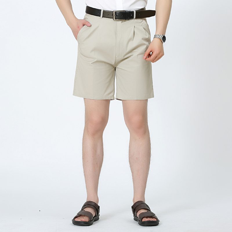 Sommershorts Cropped Menn Løse Bukser Med Høy Midje