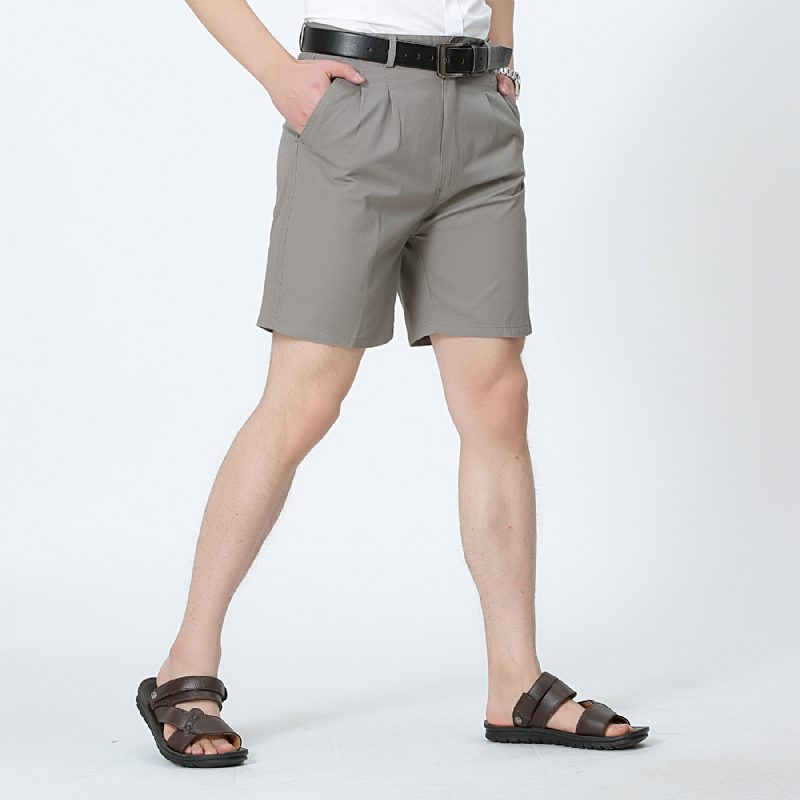 Sommershorts Cropped Menn Løse Bukser Med Høy Midje