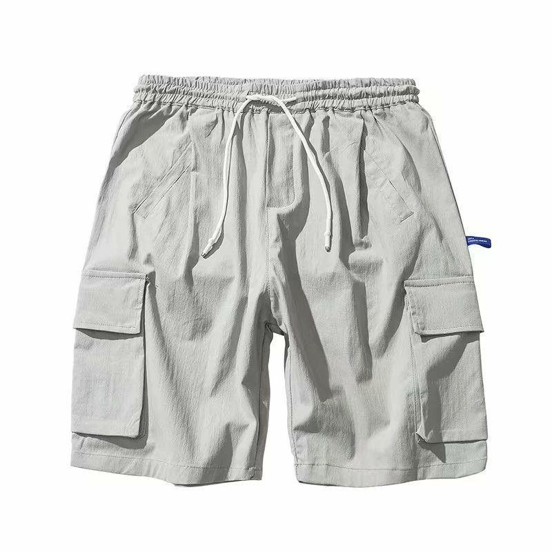 Sommershorts For Menn Trendy Løs Uformelt Multi-pocket Verktøy Fem Poeng