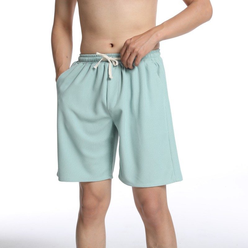 Strandshorts For Menn Løse Shorts Sport Store Bukser Pustende Ensfargede Cropped