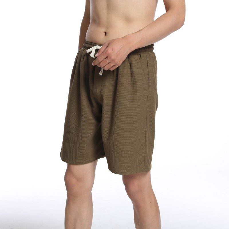 Strandshorts For Menn Løse Shorts Sport Store Bukser Pustende Ensfargede Cropped