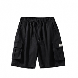 Summer Tooling Shorts Herre Nye Bomull Løs Casual Fem Poeng