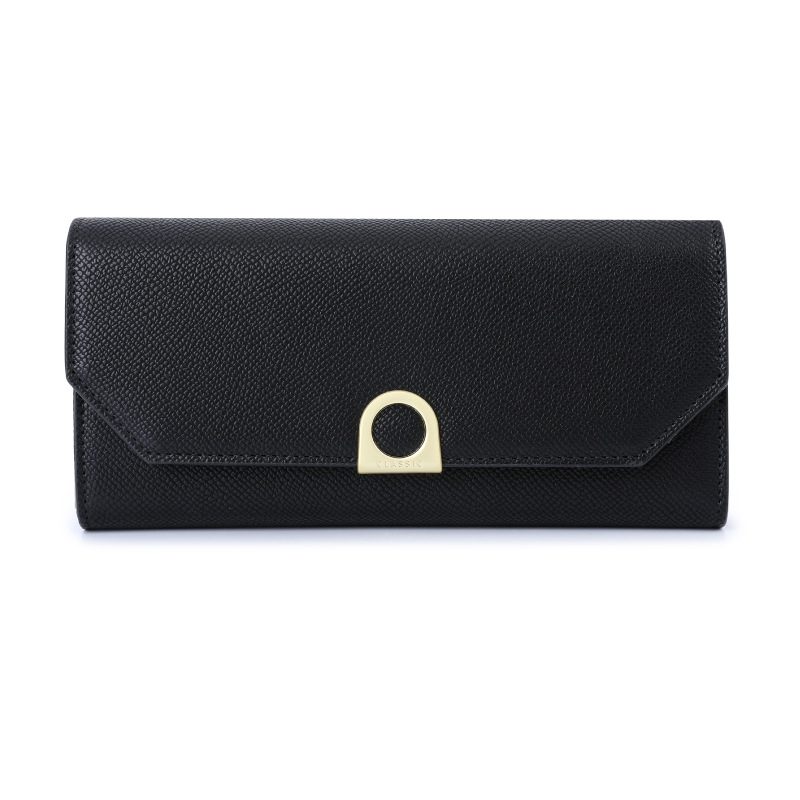 Ny Mote Tri-fold Lang Damelommebok Multi-card Funksjon Clutch