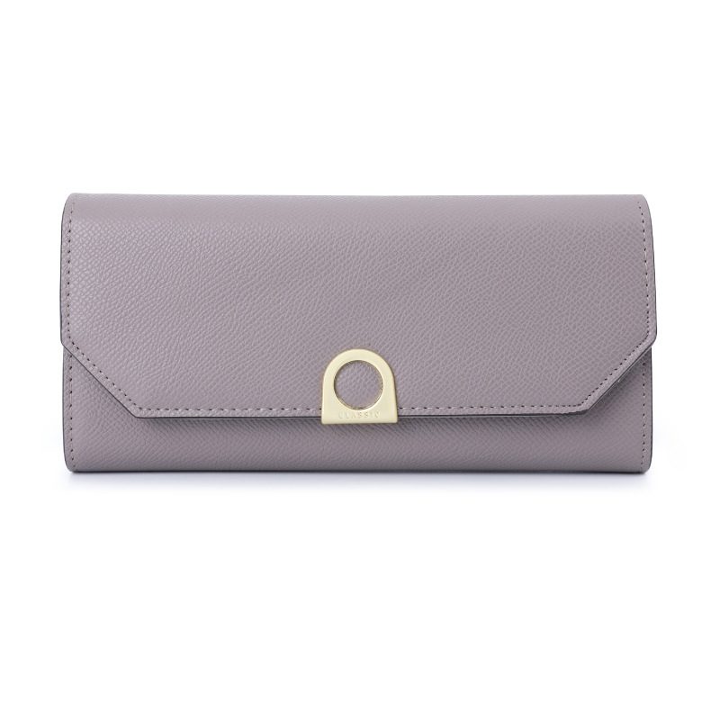 Ny Mote Tri-fold Lang Damelommebok Multi-card Funksjon Clutch