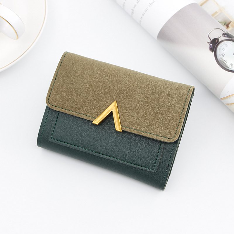 Personlig Ny Kortholder For Kvinner Liten Lommebok Tri-fold Clutch Kvinne Multikort