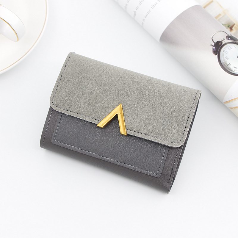 Personlig Ny Kortholder For Kvinner Liten Lommebok Tri-fold Clutch Kvinne Multikort