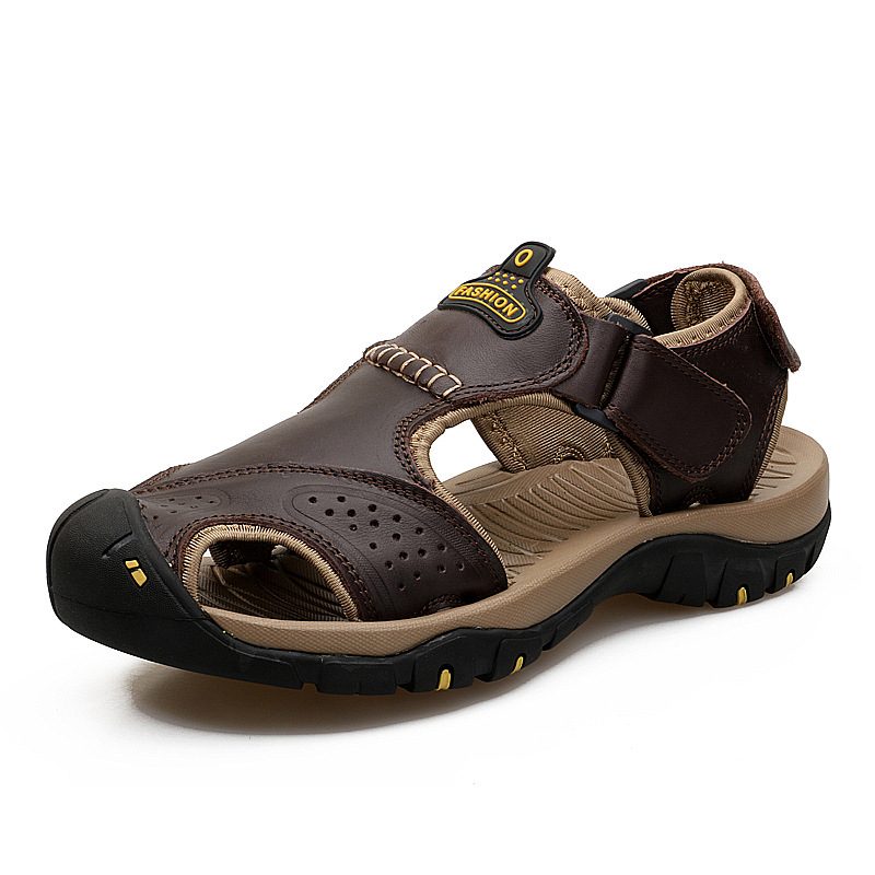 Sandaler Herresko Nye Trendy Sommer Baotou Herre Uformelle Strandsko Menn