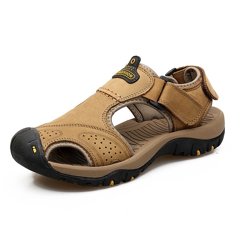 Sandaler Herresko Nye Trendy Sommer Baotou Herre Uformelle Strandsko Menn