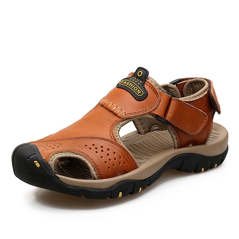 Sandaler Herresko Nye Trendy Sommer Baotou Herre Uformelle Strandsko Menn