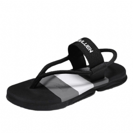 Sommeren 2024 Nye Flip-flops Trendy Strandsandaler For Menn Sklisikre Deodorant Slitesterke Fritidsflip-flops